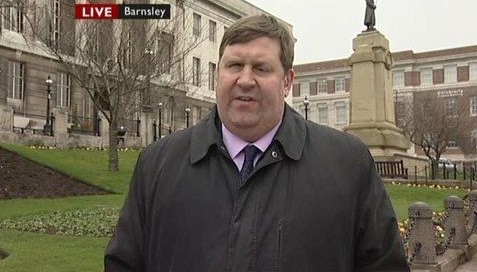 Gray O'Donoghue while working on the BBC news. career, professional life